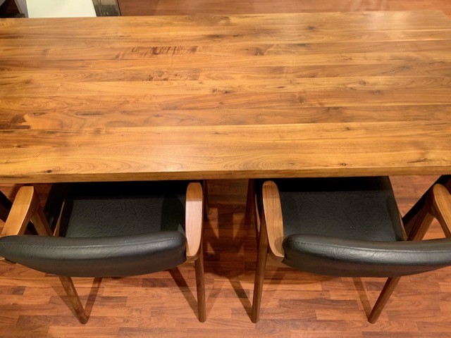 ダイニング4点セット ウォールナット材