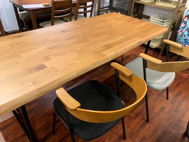 ダイニング4点セット　ホワイトオーク材