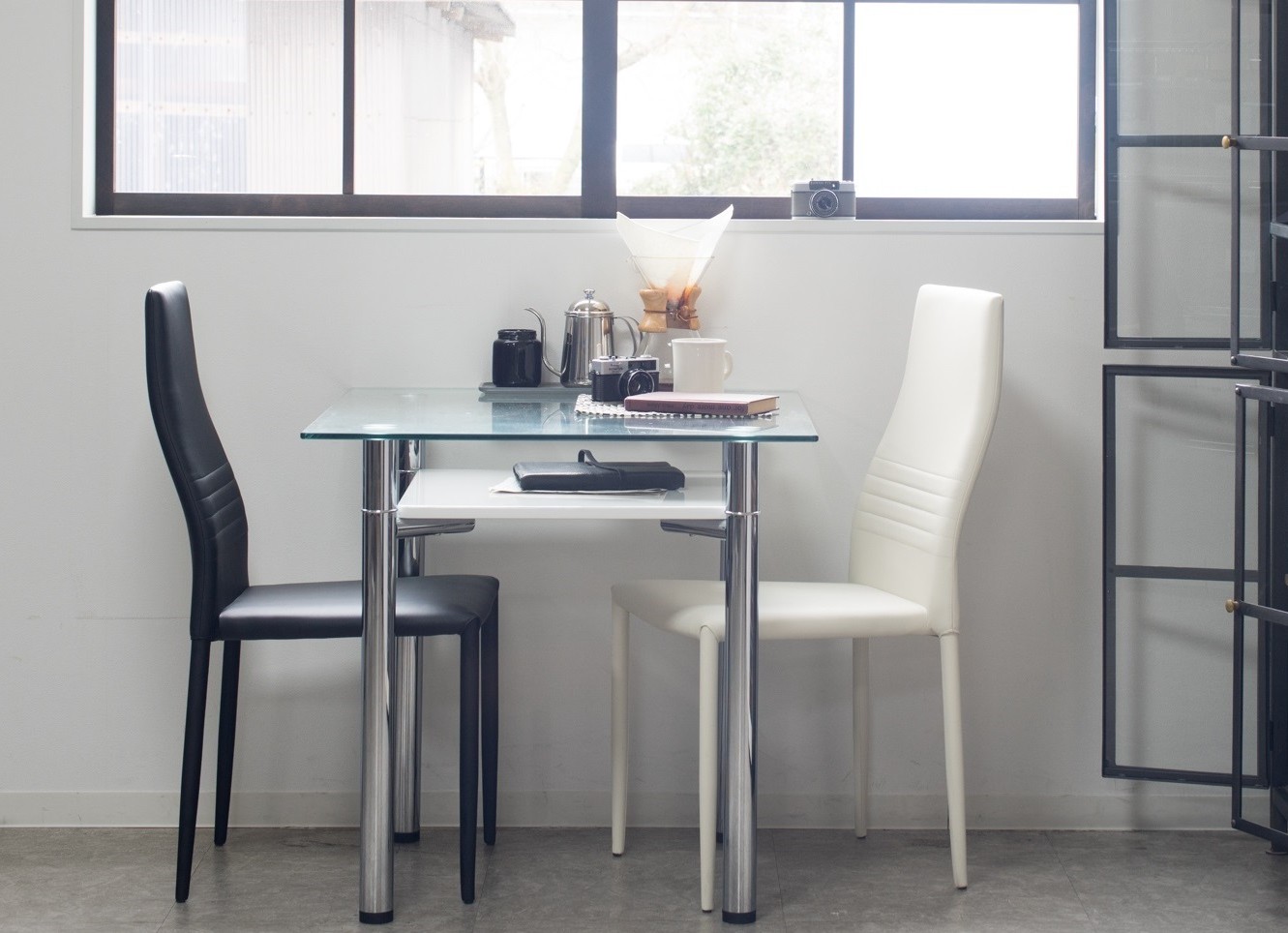 ガラスダイニングセット