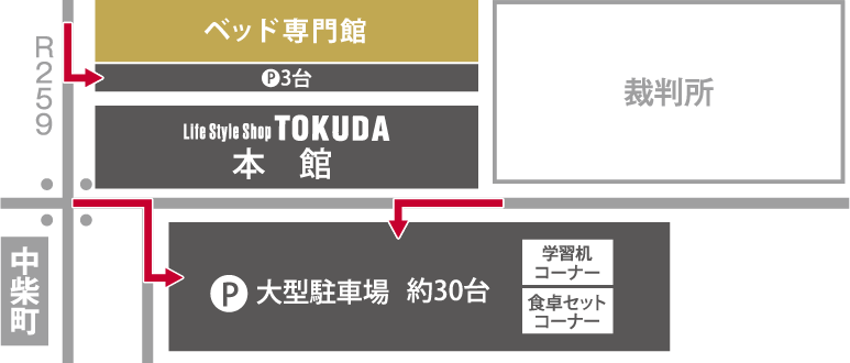 駐車場のご案内